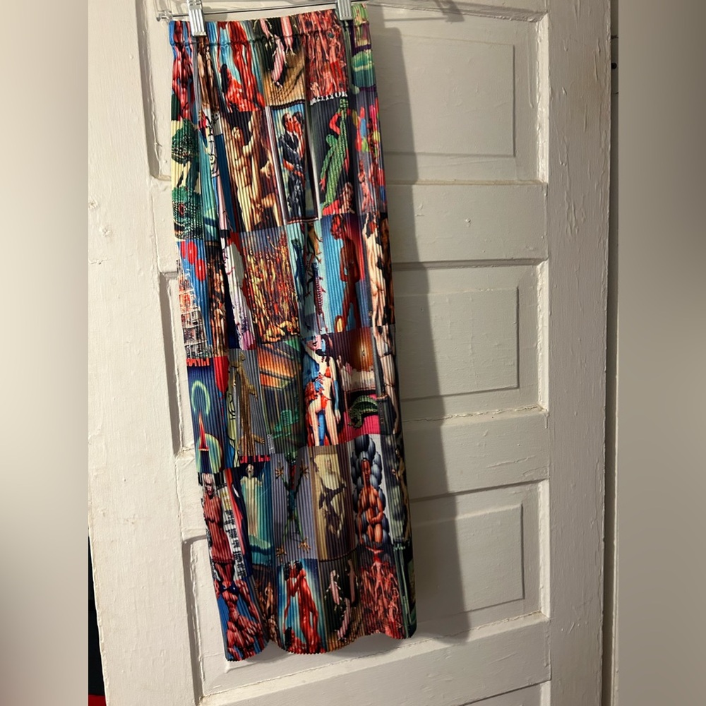 Fashion Brand Company AI art accordion skirt